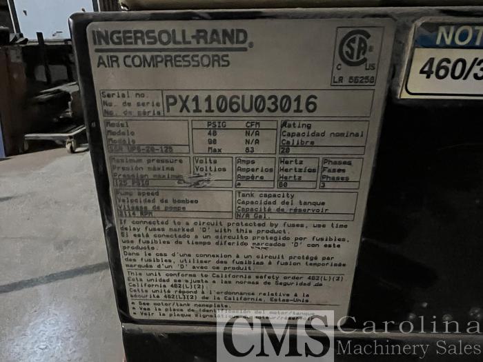 Used Ingersol Rand 20 HP Compressor