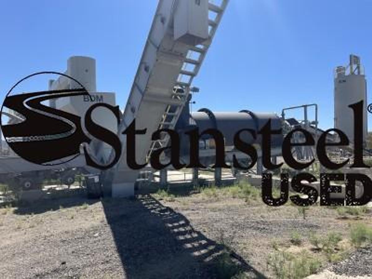 Used BDM 200TPH Portable Parallel Flow Drum Plant