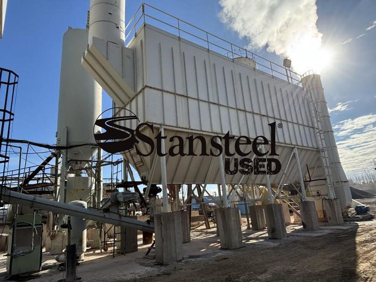 Used Iowa Parts 85,000 ACFM Stationary Pulsejet Baghouse