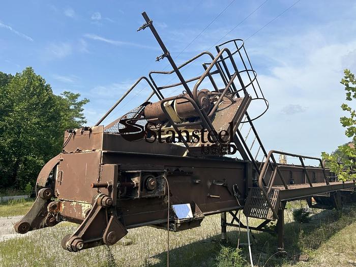 Used BITUMA Portable Self Erect Storage Silo & Portable Main Drag Slat Conveyor