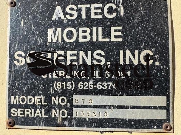 Used ASTEC ProSizer Portable Impact Crusher