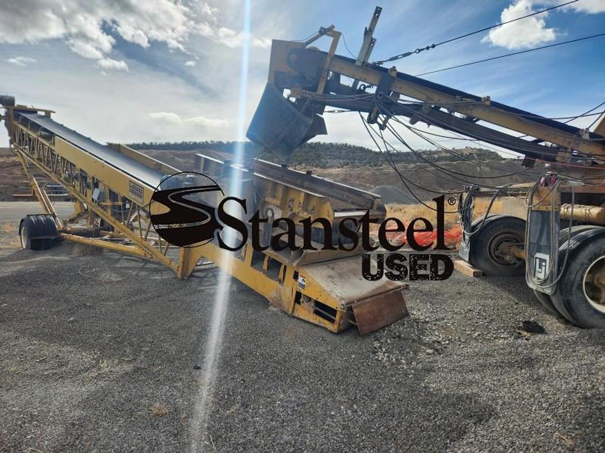 Used Cedarapids Portable Virgin Feed Conveyor and Vibrating Screen