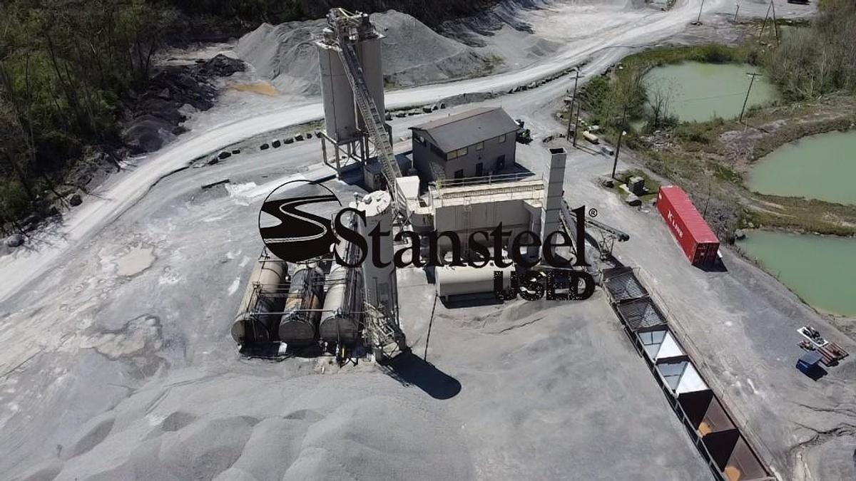 Used Stationary 250TPH Parallel Flow Drum Plant