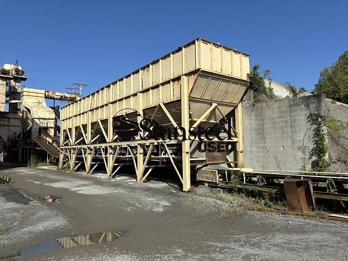 Used 12’ x 11’-6” Five (5) Bin Stationary Cold Feed System