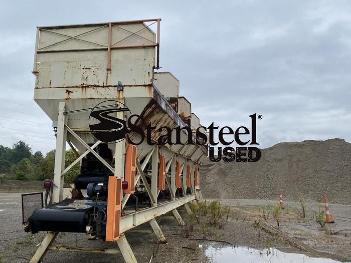 Used Astec 9' x 11' Five (5) Bin Stationary Cold Feed System