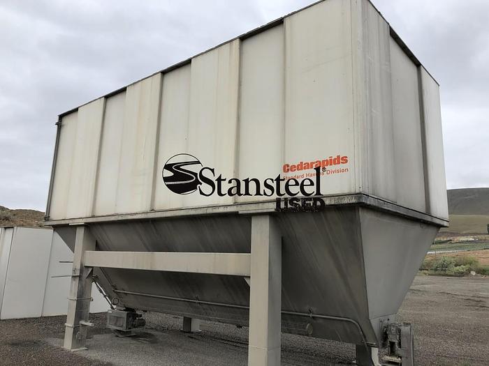 Used Cedarapids Stationary 400 TPH Counterflow Drum and Baghouse Combo