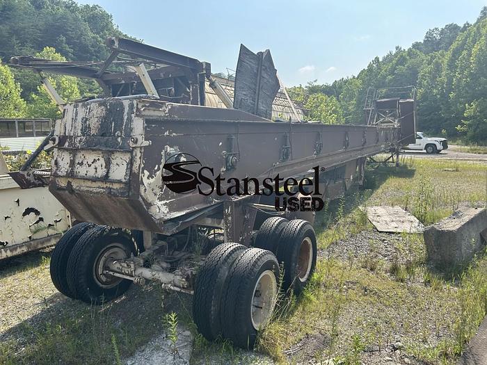 Used BITUMA Portable Self Erect Storage Silo & Portable Main Drag Slat Conveyor