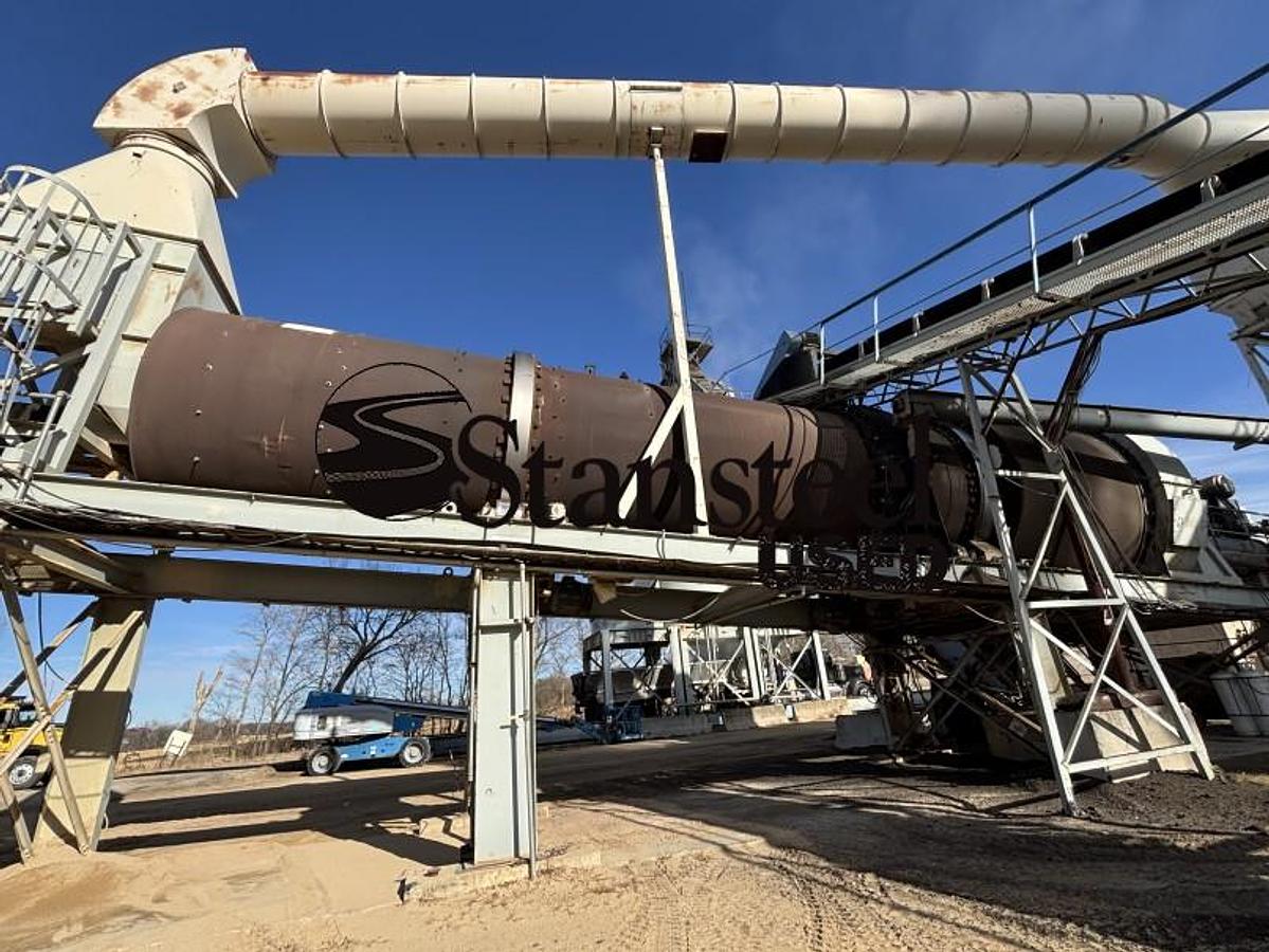 Used Cedarapids E-500 Stationary Counterflow Drum w/ Burner