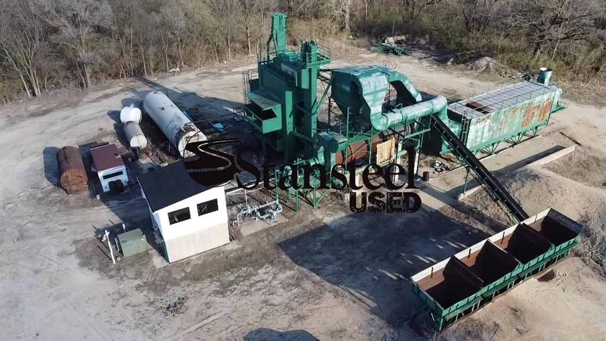 Used Barber Greene 2.5 Ton Partial Batch Plant