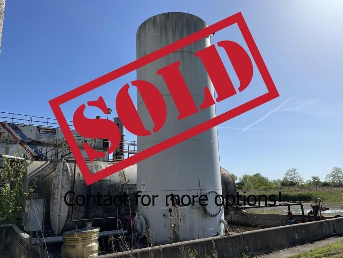 Used Meeker 20,000 Gallon Vertical Fuel Tank