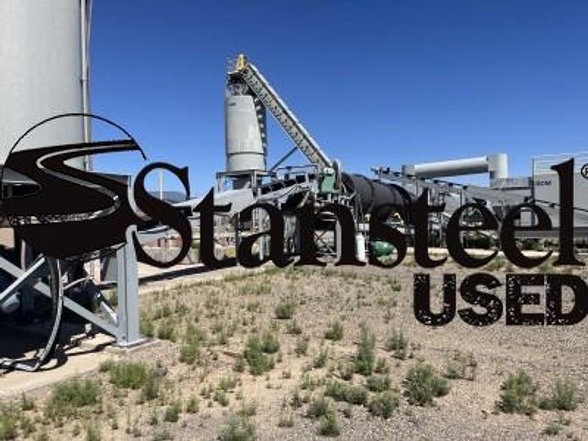 Used BDM 200TPH Portable Parallel Flow Drum Plant