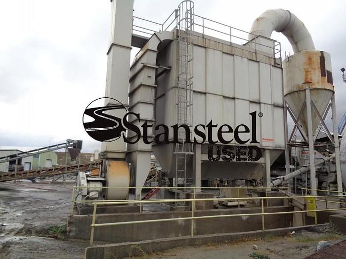 Used Cedarapids Stationary 400 TPH Counterflow Drum and Baghouse Combo