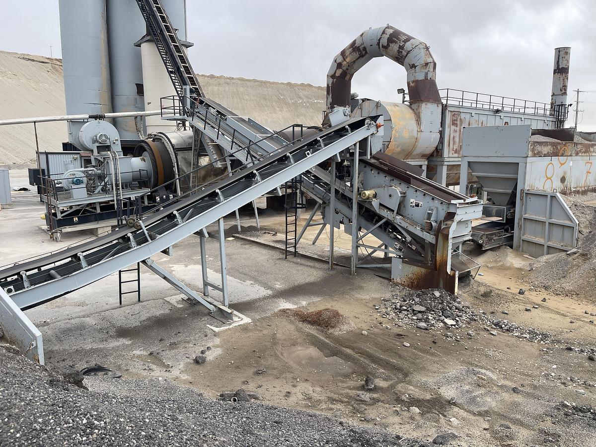 Used Astec Dual Bin 9' x 15' Stationary Recycle System