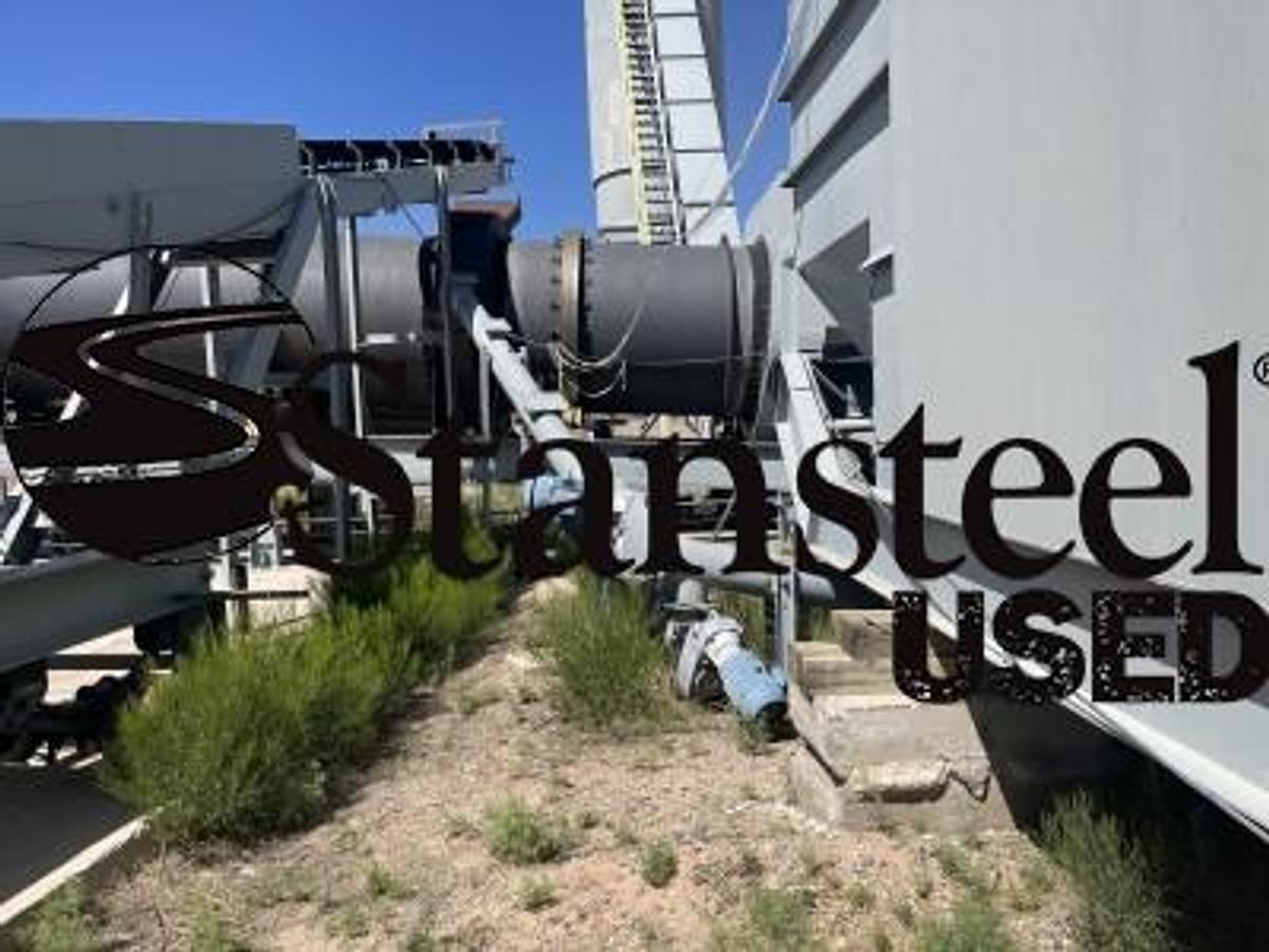 Used BDM 200TPH Portable Parallel Flow Drum Plant