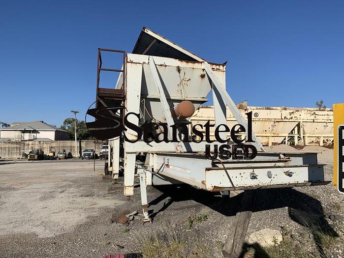 Used Herman Grant Portable Dual Bin Recycle System