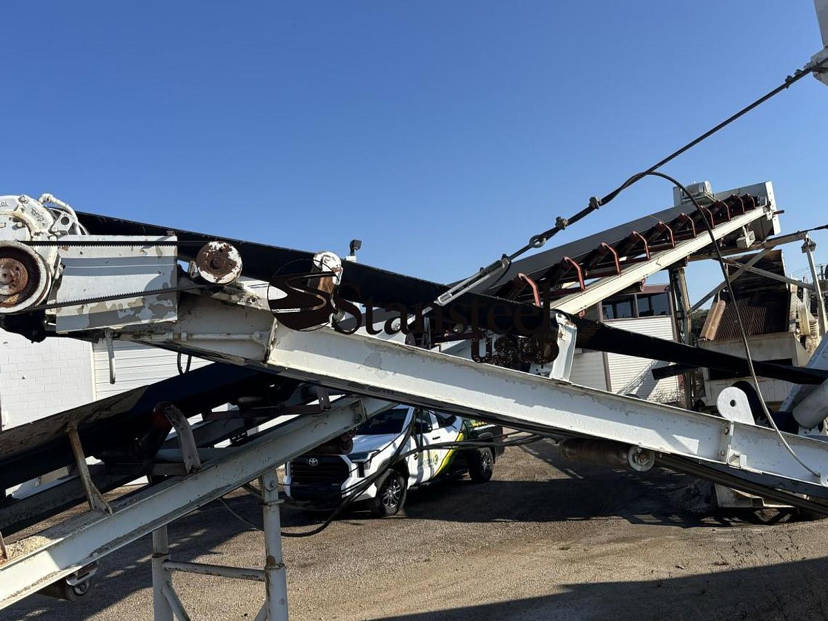 Used Portable Four (4) Bin Cold Feed System