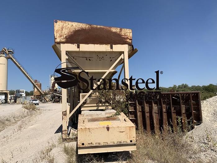 Used Six (6) Bin Stationary Cold Feed System