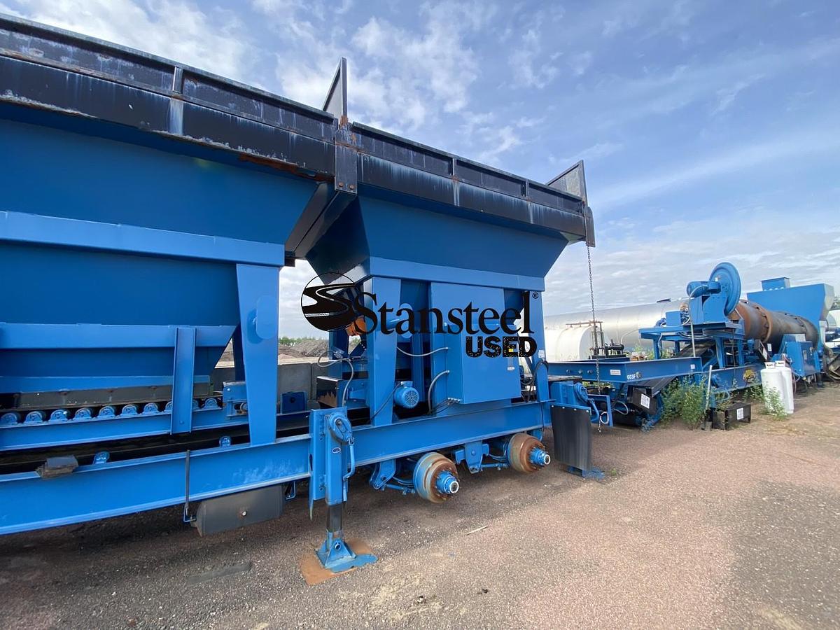 Used ADM Portable Parallel Flow Drum Mix Plant