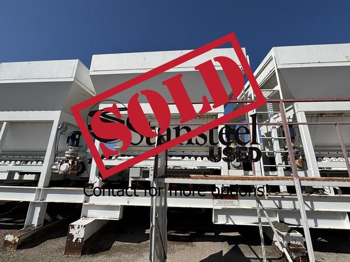 Used Stationary Three (3) Bin Recycle System