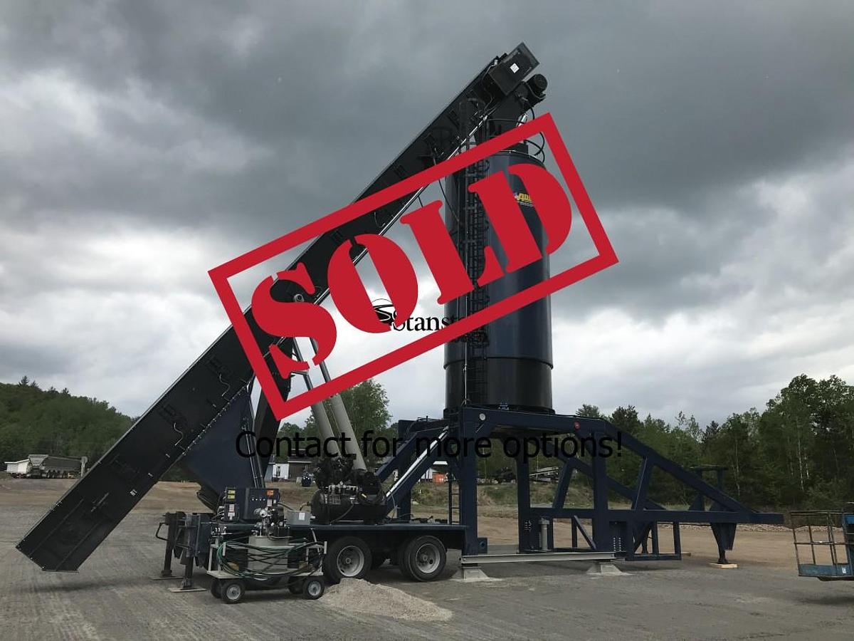 Used ADM Portable 75 Ton Self-Erect Storage Silo