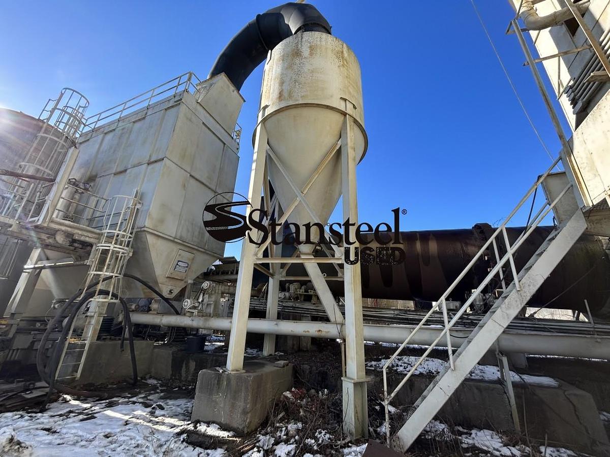 Used Cedarapids / Standard Havens 52,000 CFM Stationary Baghouse with Cyclone