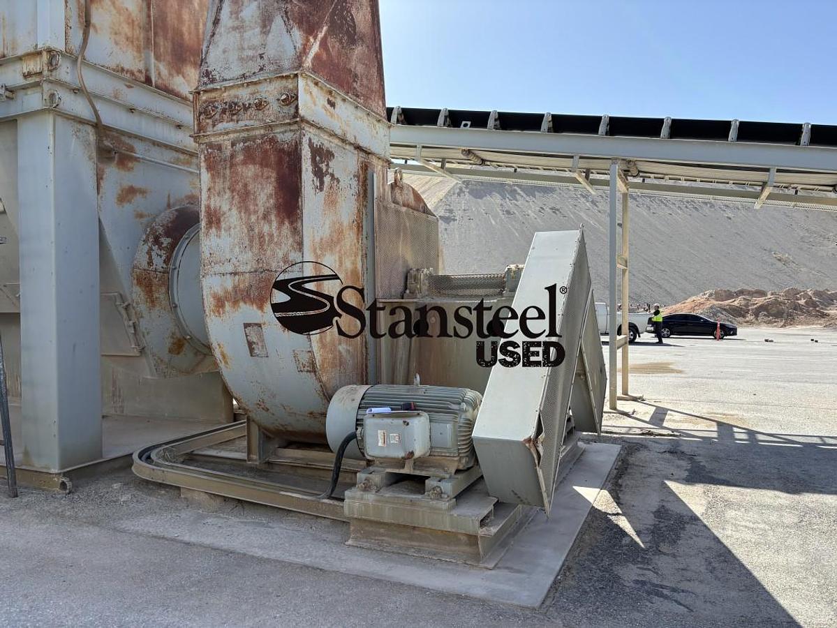 Used Astec 87,000 ACFM Stationary Pulsejet Baghouse