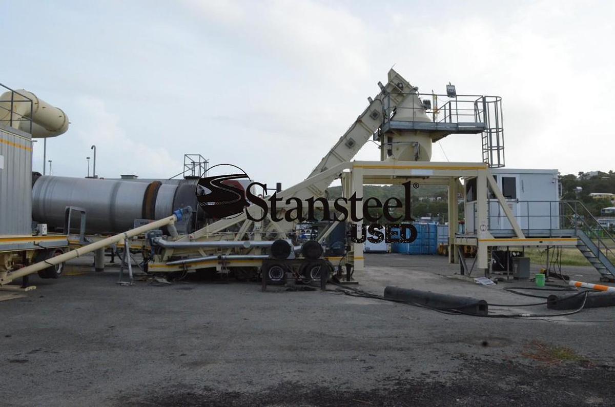 Used Intrame Portable 140TPH Counterflow Drum Plant