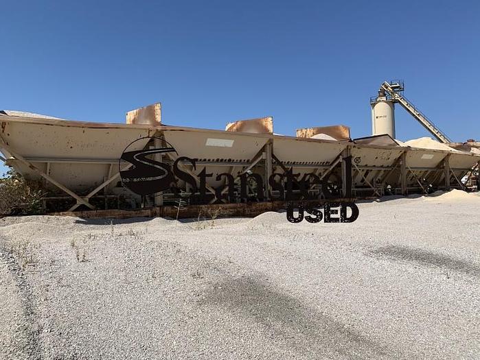 Used Six (6) Bin Stationary Cold Feed System