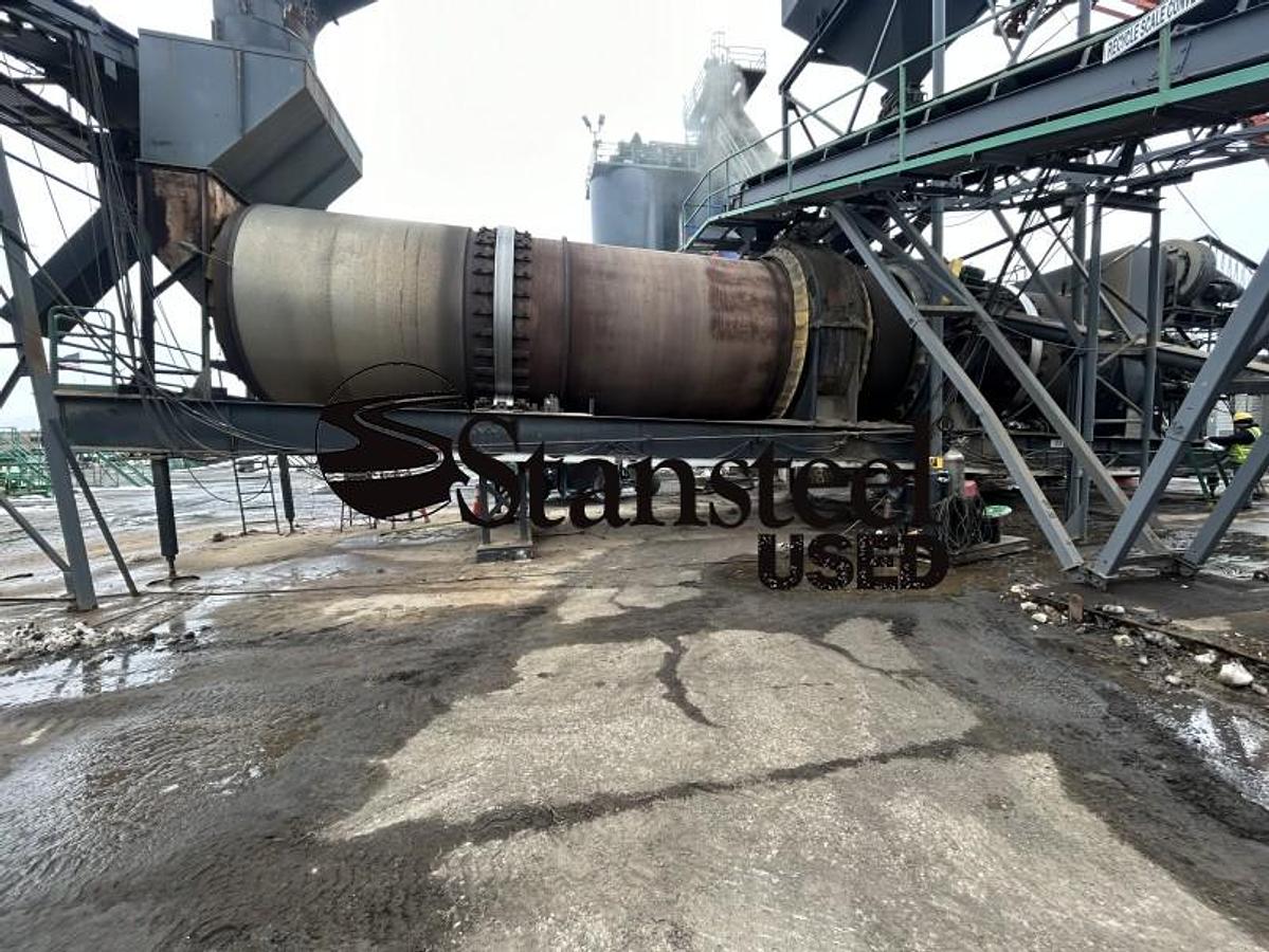 Used Gencor Stationary 400 TPH Counterflow Drum