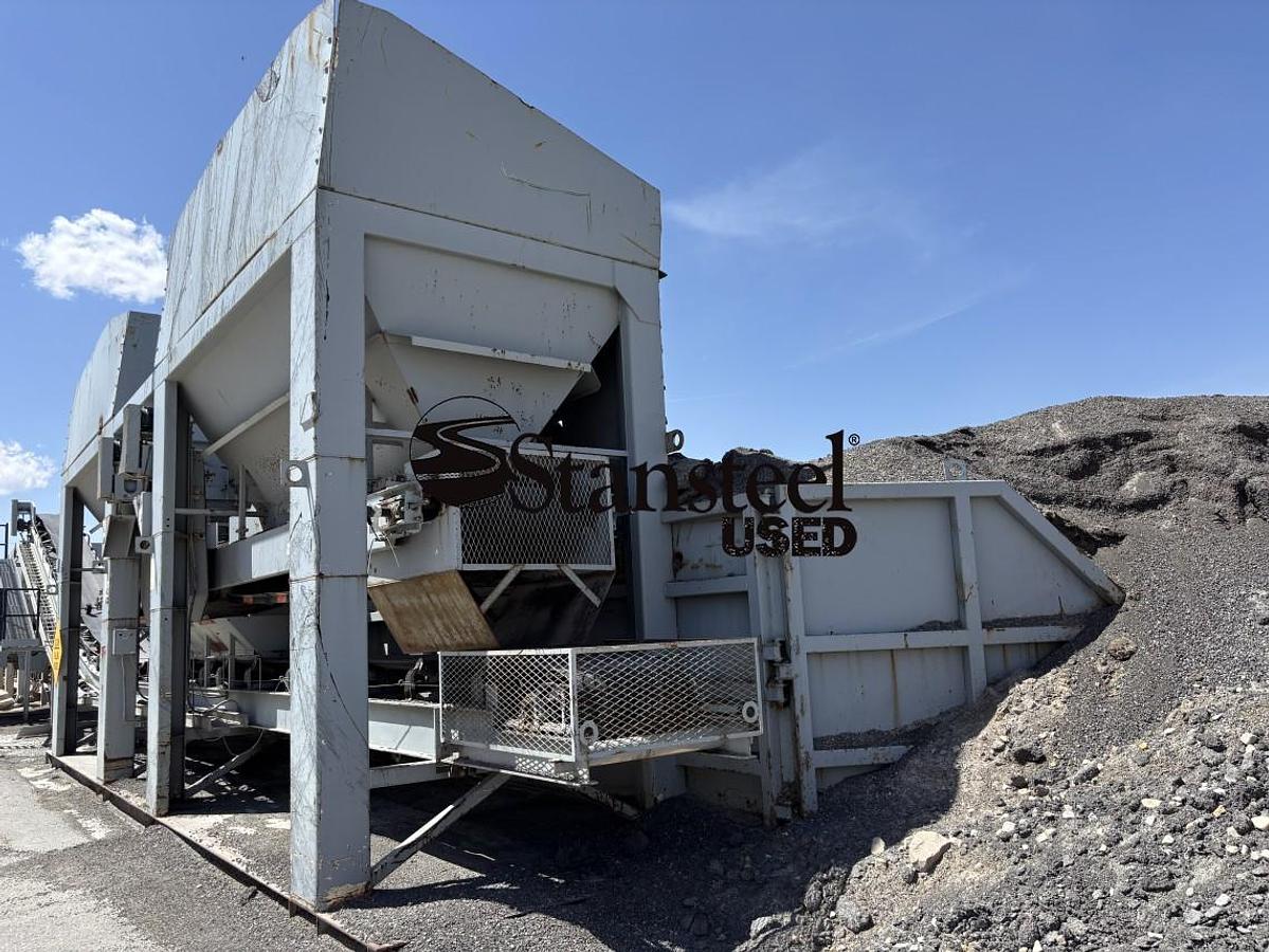 Used Astec Dual Bin 9' x 15' Stationary Recycle System