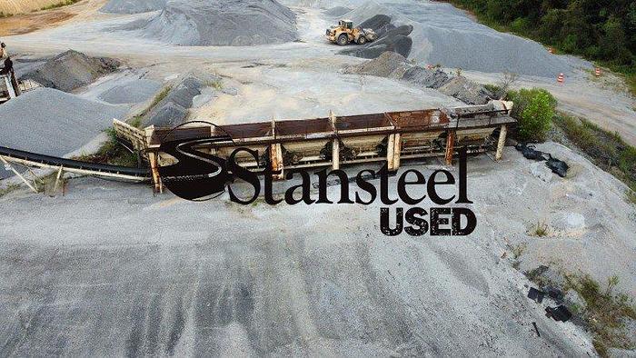 Used Stationary (6) Six Bin Cold Feed System