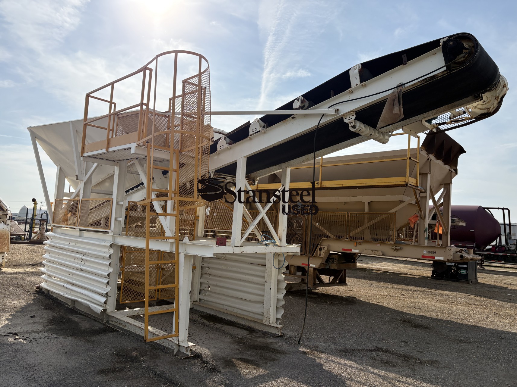 Used Complete 400 TPH Portable Counterflow Drum Plant
