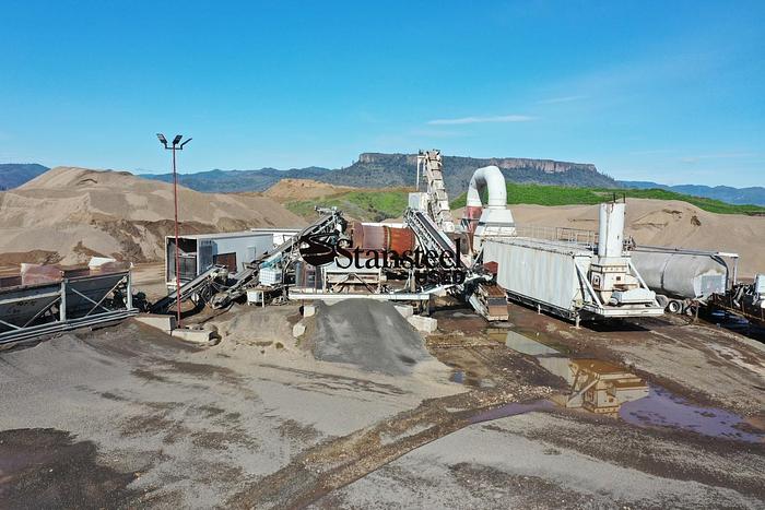 Used CEDARAPIDS 400TPH Portable Parallel Flow Drum Plant