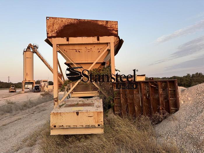 Used Six (6) Bin Stationary Cold Feed System
