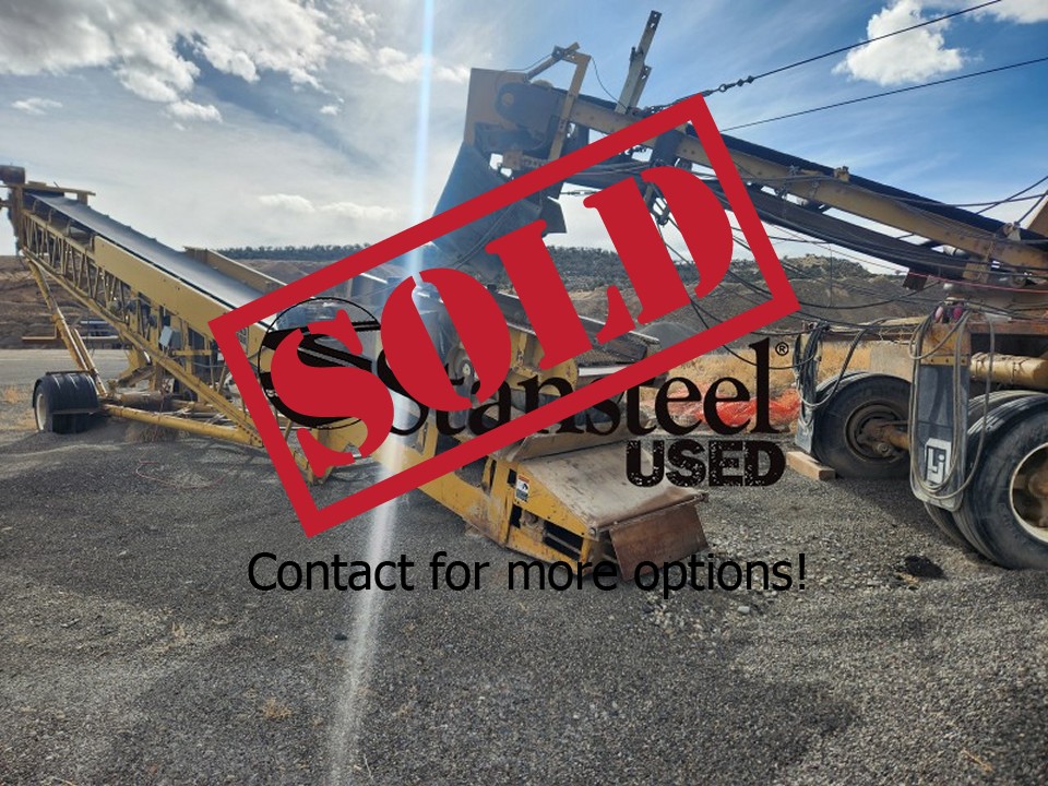 Used Cedarapids Portable Virgin Feed Conveyor and Vibrating Screen