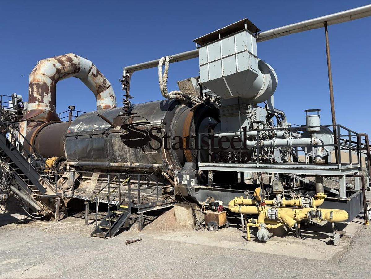 Used Astec® Double Barrel Stationary Counter Flow Drum