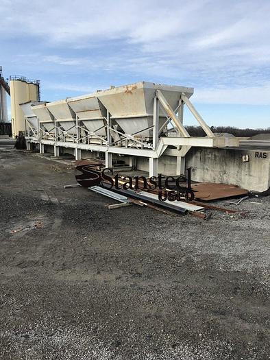 Used Stationary (4) Four + (1) One Bin Cold Feed System