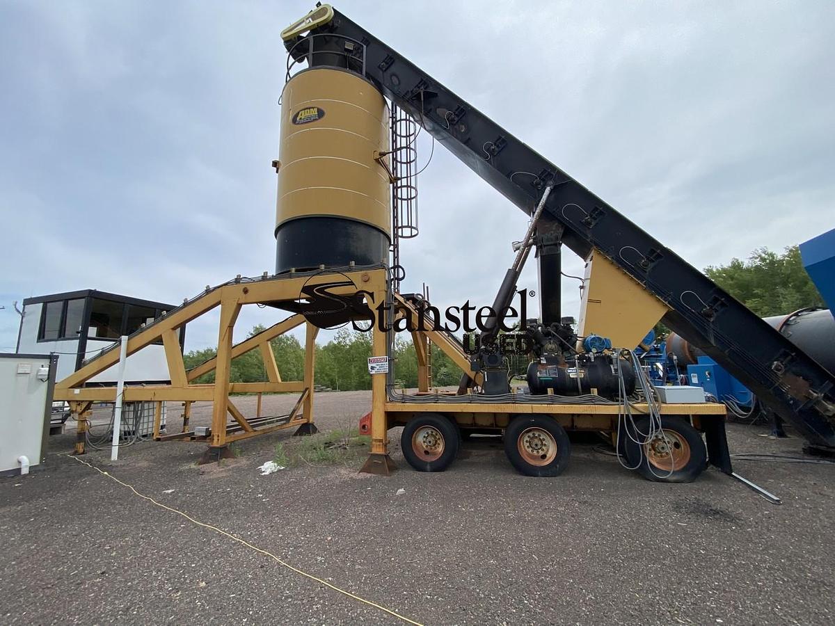 Used ADM Portable Parallel Flow Drum Mix Plant