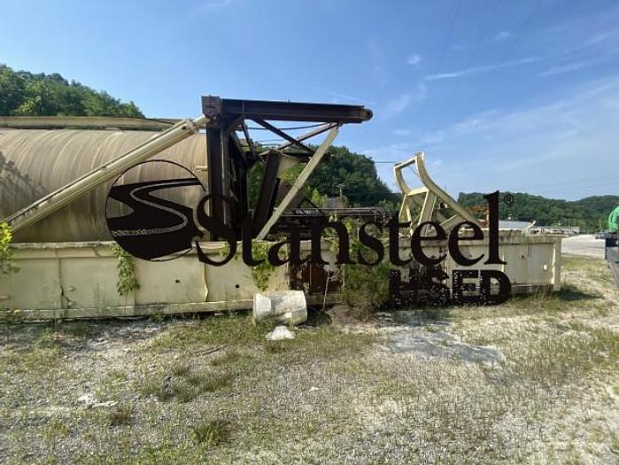 Used BITUMA Portable Self Erect Storage Silo & Portable Main Drag Slat Conveyor