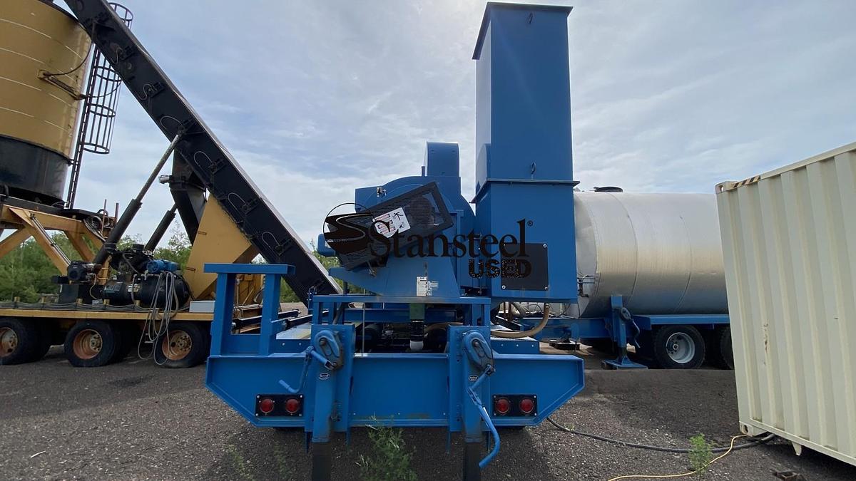 Used ADM Portable Parallel Flow Drum Mix Plant
