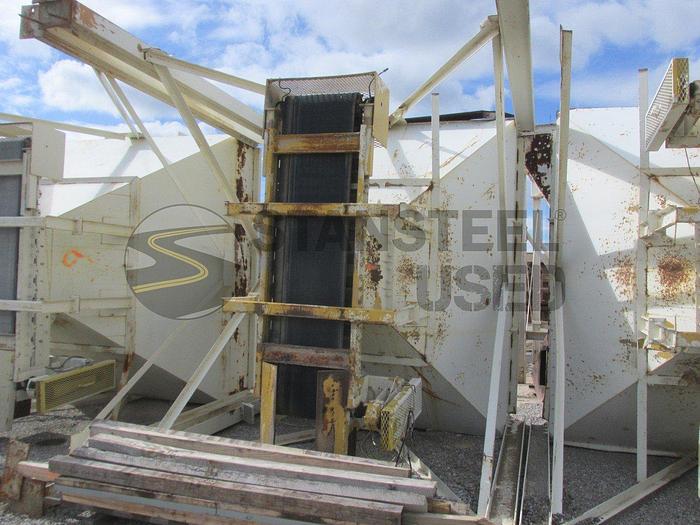 Used Six (6) Bin Stationary Cold Feed System