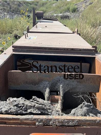 Used Horizontal Bintop Transfer Slat Conveyor