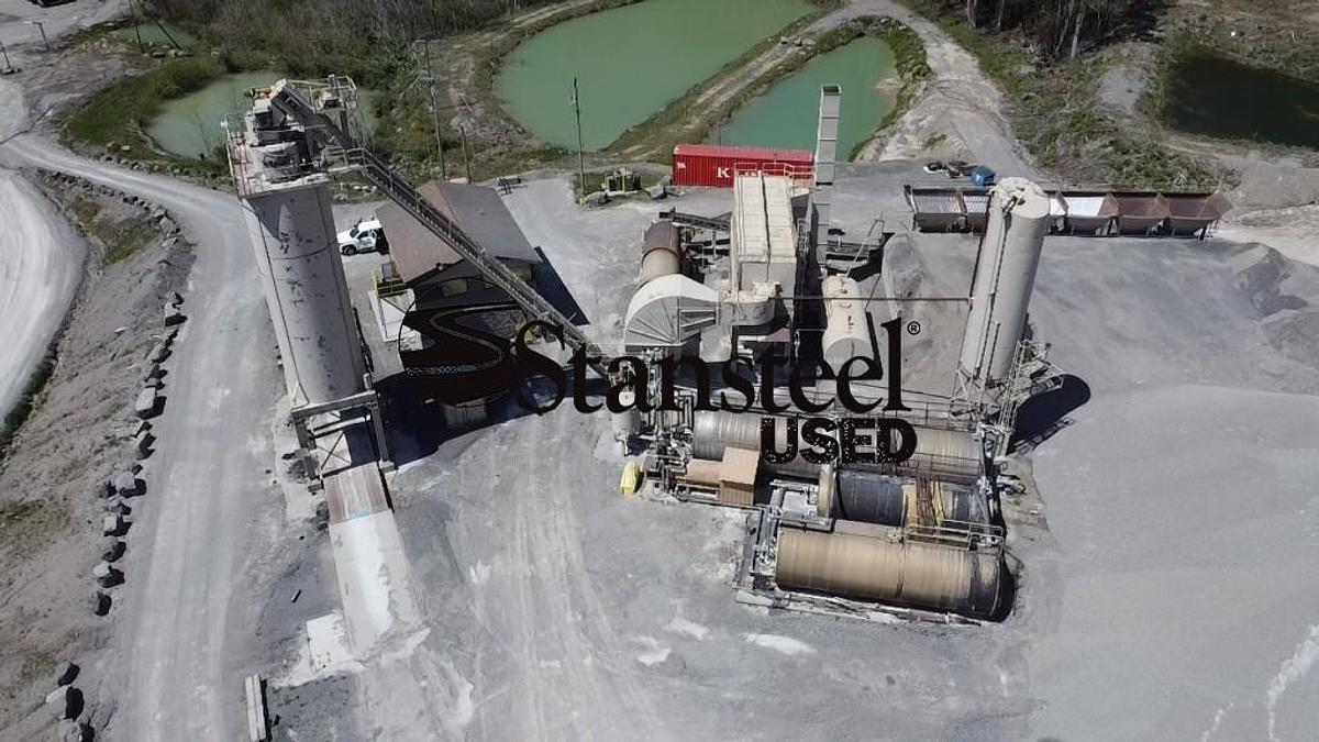 Used Stationary 250TPH Parallel Flow Drum Plant