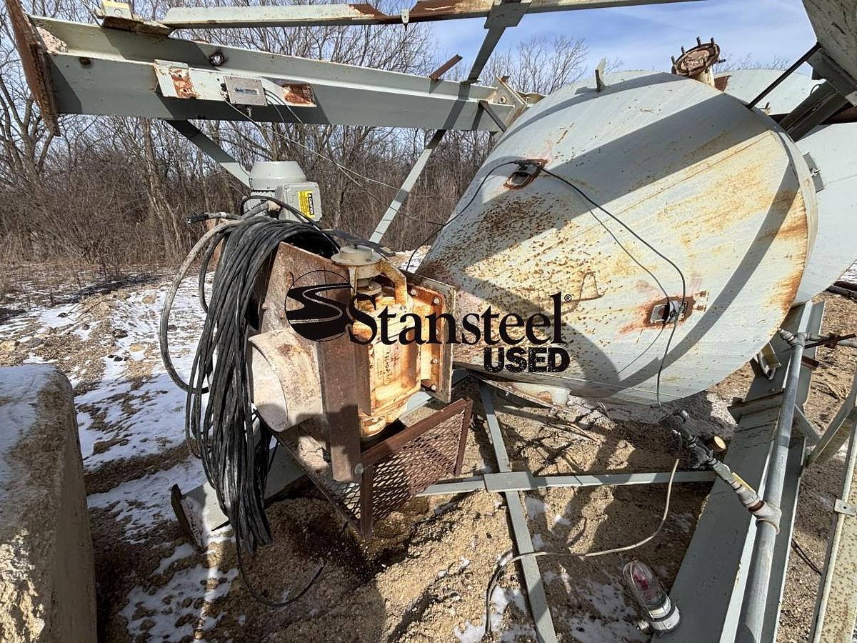 Used Stationary 350 BBL Dust Silo