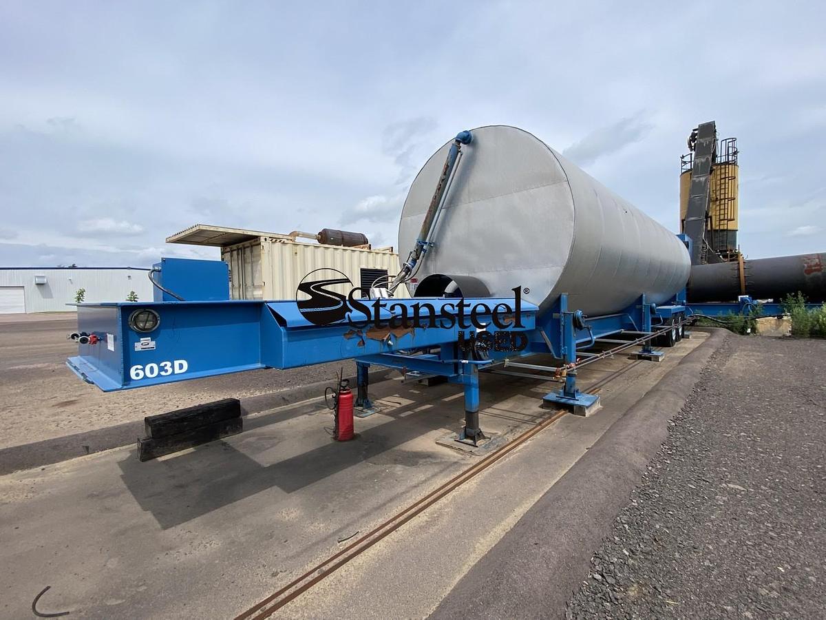 Used ADM Portable Parallel Flow Drum Mix Plant