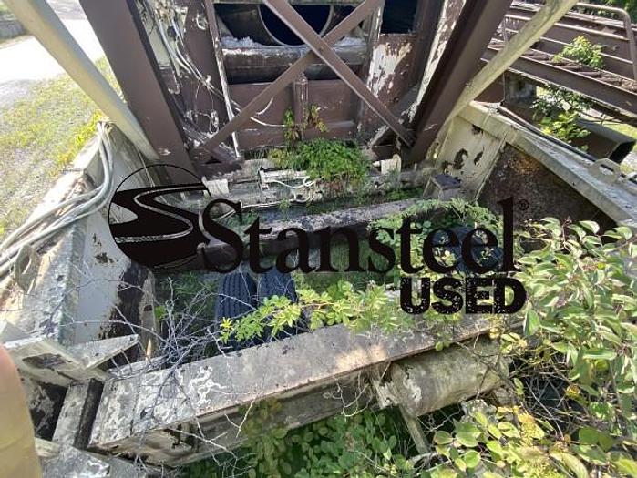 Used BITUMA Portable Self Erect Storage Silo & Portable Main Drag Slat Conveyor