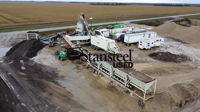 Used Terex Factory Rate @ 275 TPH Portable Counterflow Drum Plant