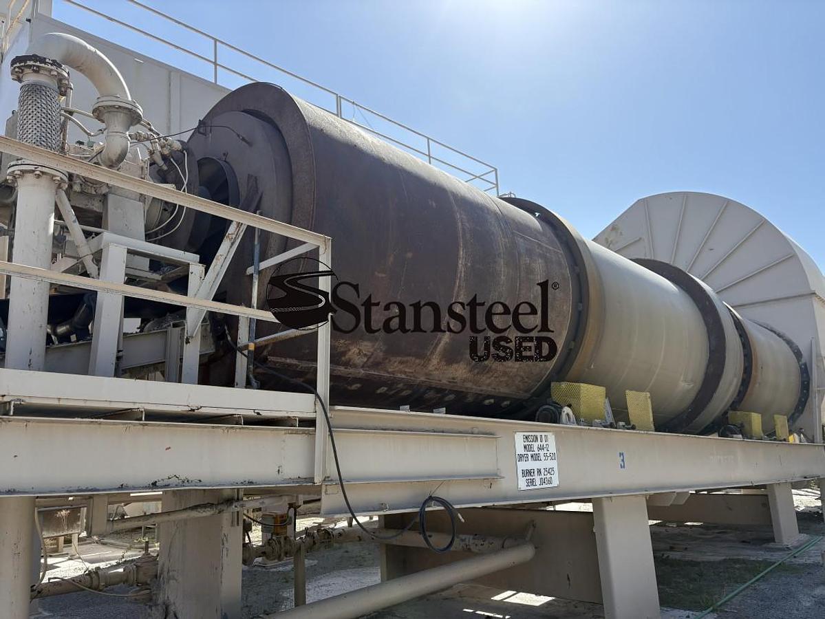 Used Stationary 250TPH Parallel Flow Drum Plant