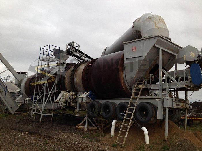 Used CMI PTD-400 Portable Counterflow Drum Mixer