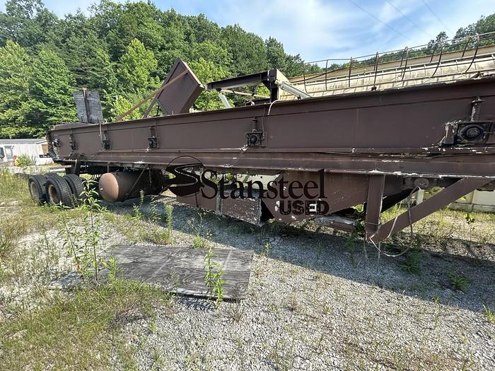 Used BITUMA Portable Self Erect Storage Silo & Portable Main Drag Slat Conveyor